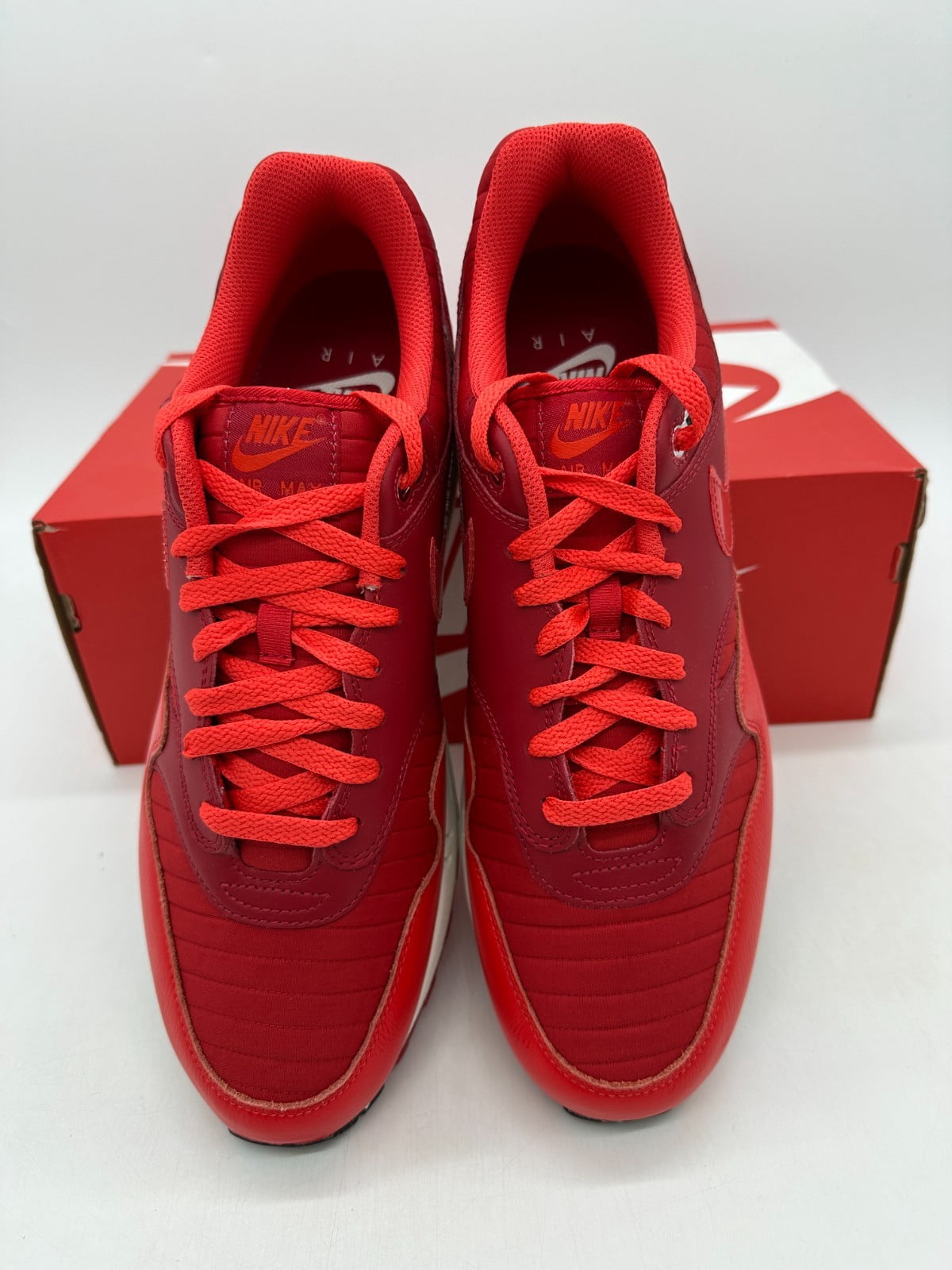 Men's Nike Air Max 1 Gym Red/Sail-University Red (HQ3607 687) - 13