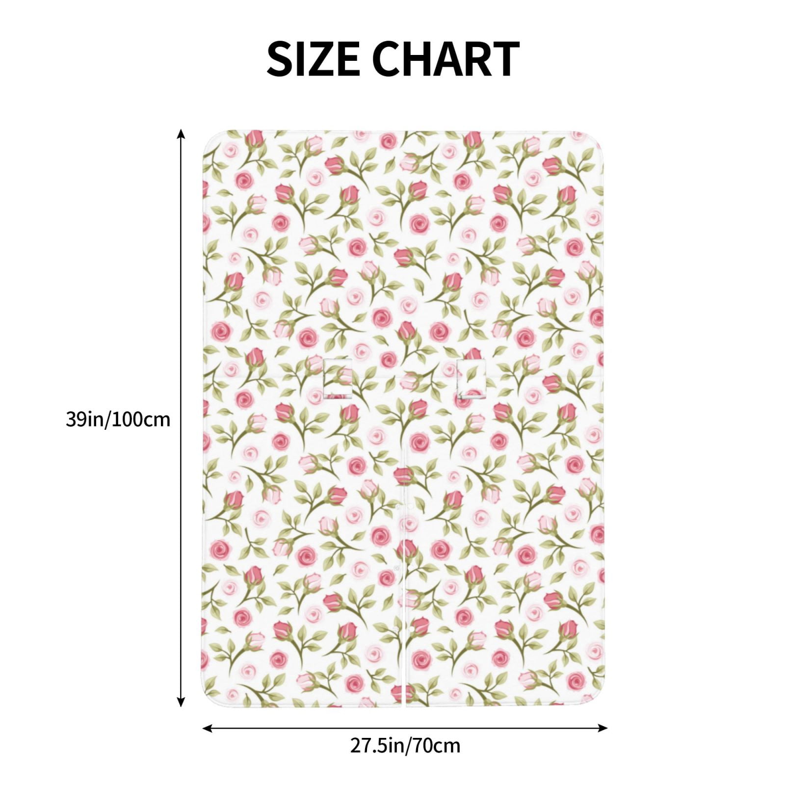 Naloa Rose Flowers Baby Car Seat Cover, Breathable Baby Carrier Cover, Multiuse Baby Carrier Cover & Nursing Breastfeeding Cover