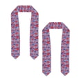 thumbnail image 2 of Haiem Sea Stars Pattern Graduation Stole 2024 | Premium Satin Sash for Graduation Ceremony, 2 of 7
