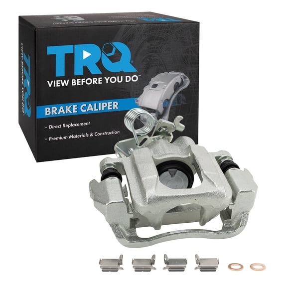 TRQ Rear Left Brake Caliper w/Bracket Drivers Side Fits 2009 Ford Flex 2010-2012 Taurus 2009-2012 Lincoln MKS