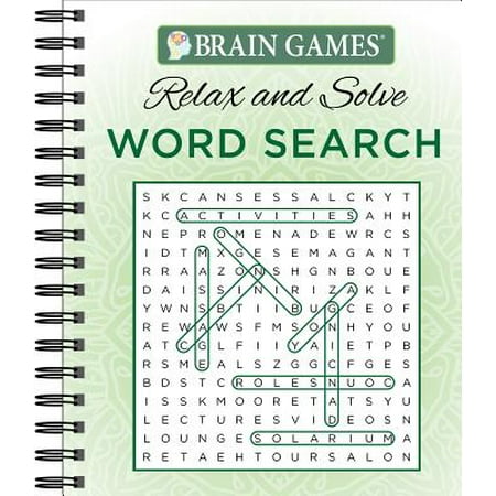 Brain Games Relax N Solve Word Searches  Walmart.com