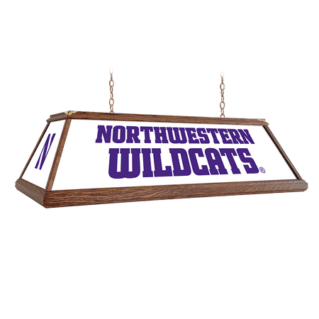 

Northwestern Wildcats: Premium Wood Pool Table Light