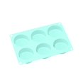 thumbnail image 1 of Molde de silicona para Tartas, redondo, cilíndrico, 6 agujeros, hecho a mano, molde para jabones, resistente a altas temperaturas, DIY, 1 of 5
