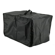 NFTIGB Microwave Oven Cover 420D Oxford Fabric Water Resistant UV Proof Protective Dust Protector Hood for Kitchen Appliances with Storage Bag, Universal Fit, Black