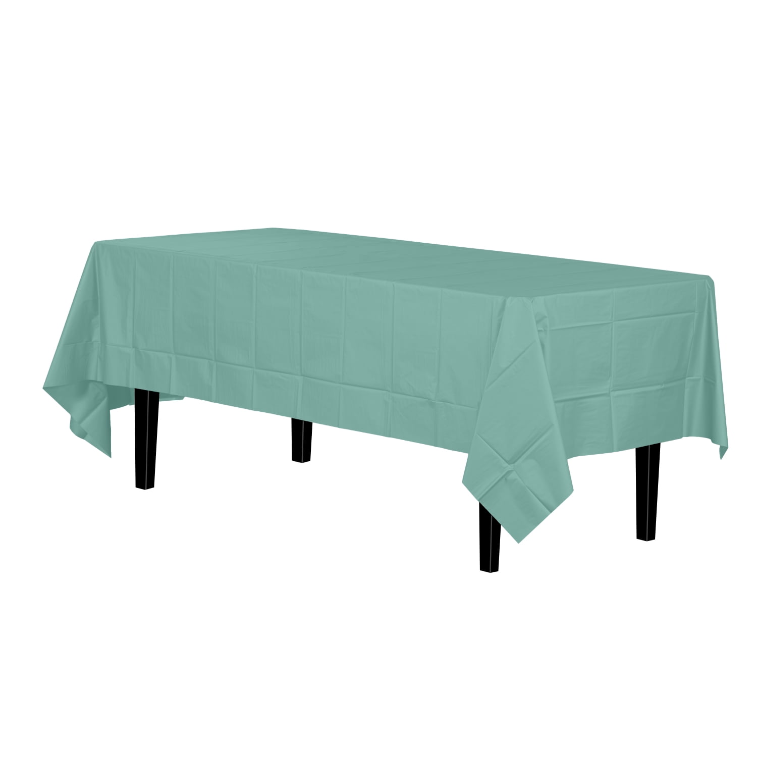 Premium Heavy Duty Plastic 54 x 108 Table Cover Apple Green