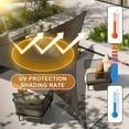 thumbnail image 3 of LOVE STORY Sun Shade Sail Triangle 95% UV Block Sunshade Awning for Backyard Yard Deck Patio Garden Outdoor Activities and Facility, 20'x20'x20' Brown, 3 of 7
