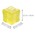 thumbnail image 2 of IDEANATEGRATE 50Pcs Resin and Silicone Fake Ice Cubes Luminous and Reusable for Parties and Home Decoration, 2 of 8