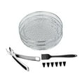 thumbnail image 1 of Siruishop 3Pcs Air Fryer Racks Layered Multi Layer Nonstick Stackable Fryer Grill Tray round, 1 of 8