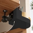 thumbnail image 4 of Desk Cup Holder, Clamp on Desk Organizer with Phone Stand and Storage Compartments, Space Saving Desktop Caddy for Mugs, Pens, and Supplies, No Drill Clip on Rack for Home Office and Workstation, 4 of 6