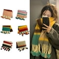 thumbnail image 2 of MANNYA Winter Tassels Warm Scarf Women Cold Weather Long Scarf Pashmina Neck Warmers, 2 of 21