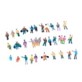 thumbnail image 4 of HILABEE Miniature Figures Collectibles DIY Projects Layout Props Painted Mini Models 33pcs 7mm, 4 of 9