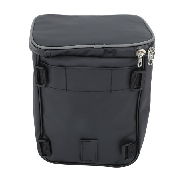 Alforjas De Viaje Para Motocicleta, 6L, Reflectante Brillante, Fácil De Instalar, Impermeable, Bolsa Trasera Para Motocicleta Con Cremallera De 2 Para Bicicletas Eléctricas