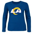 thumbnail image 2 of Women's Fanatics Royal Los Angeles Rams Plus Size Primary Logo Long Sleeve T-Shirt, 2 of 3