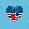 thumbnail image 4 of Inktastic USA Cowboy Boots Patriotic Women's V-Neck T-Shirt, 4 of 5