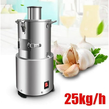 TOPCHANCES 110V Whole Garlic Peeling Machine Electric 25KG/H 200W Automatic Stainless Steel Time and Labor Saving for Household Commercial Use Restaurants Barbecue Shops Canteen Hotels