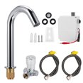 thumbnail image 3 of Electroplating Sensor Faucet, Basin Water Tap, Automatic For Home School Bathroom Hotel, 3 of 8