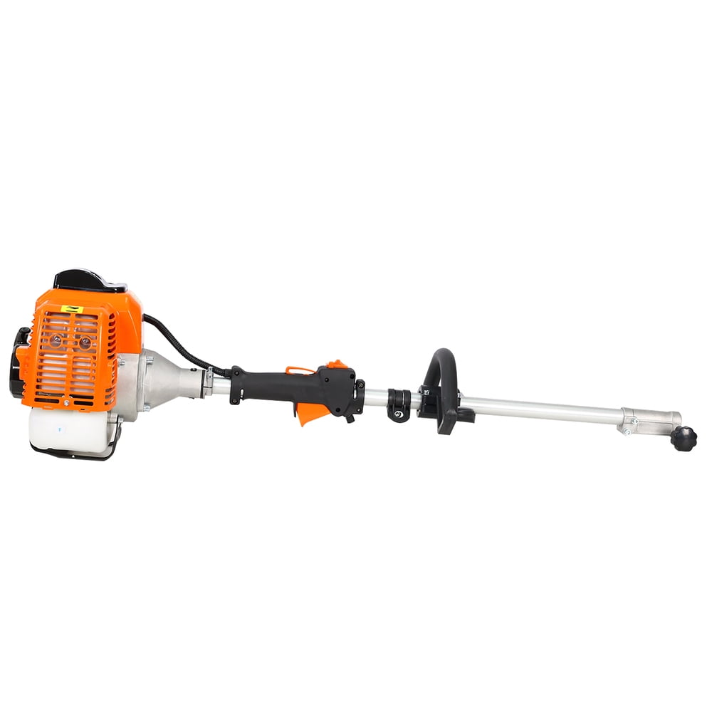 12 in 1 Multi-Functional Trimming Tool, 52CC 2-Cycle Garden Tool System with Gas Pole Saw, Hedge Trimmer, Grass Trimmer & Brush Cutter, EPA Compliant
