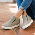 thumbnail image 3 of Cushionaire Hart Womens Casual Shoes with Dual Zippers- Lightweight Hidden Wedge Fashion Sneakers for Women, 3 of 20