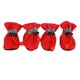 thumbnail image 1 of 4 piezas botas para perros zapatos antideslizantes impermeables cachorro lluvia mascota perro gato calcetines S/M/L/XL, 1 of 4