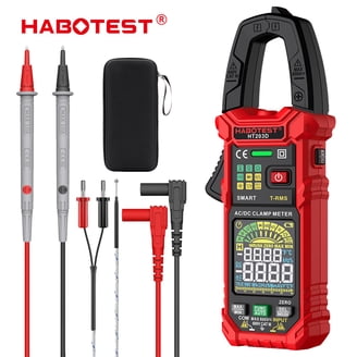 TKDMR Clamp Meter Multimeter Tester 4000 Counts with Ohm Volt Amp
