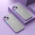 thumbnail image 1 of Shockproof Armor Matte Case For iPhone 15 14 13 Luxury Silicone Clear Hard PC Cover, 1 of 5