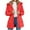 Red, variant on yuCgh Women's Solid Color Hooded Jacket Cotton Jacket with Mid-Length Design for Winter Warm and Comfortable Outerwear for Daily Use,Army Green L
