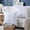 White/Gold, variant on MarCielo 2 Pack Pillow Shams Throw Pillow Covers Euro Sham Embroidery White/Black 26 by 26