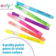 thumbnail image 6 of OOLY Magic Puffy Pens, 6 Neon Puffy Popcorn Drawing Pens for Kids with Sketchbook, 6 of 8