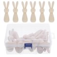 thumbnail image 2 of WEUVEB Easter Wooden Bunny Craft Kit Beige for Home Decorations, Spring Holiday Decor, 1 Set, 2 of 8