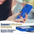 thumbnail image 5 of Compatible con iPhone Xr Funda de 6.1 pulgadas para mujeres y niñas, Lindo corazón de amor de lujo [Cubierta protectora de lente de cámara completa suave antiarañazos] Silicona Girly S, 5 of 5