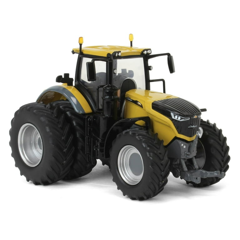 Challenger 1042 Tractor with Dual Wheels Yellow 1/64 Diecast Model