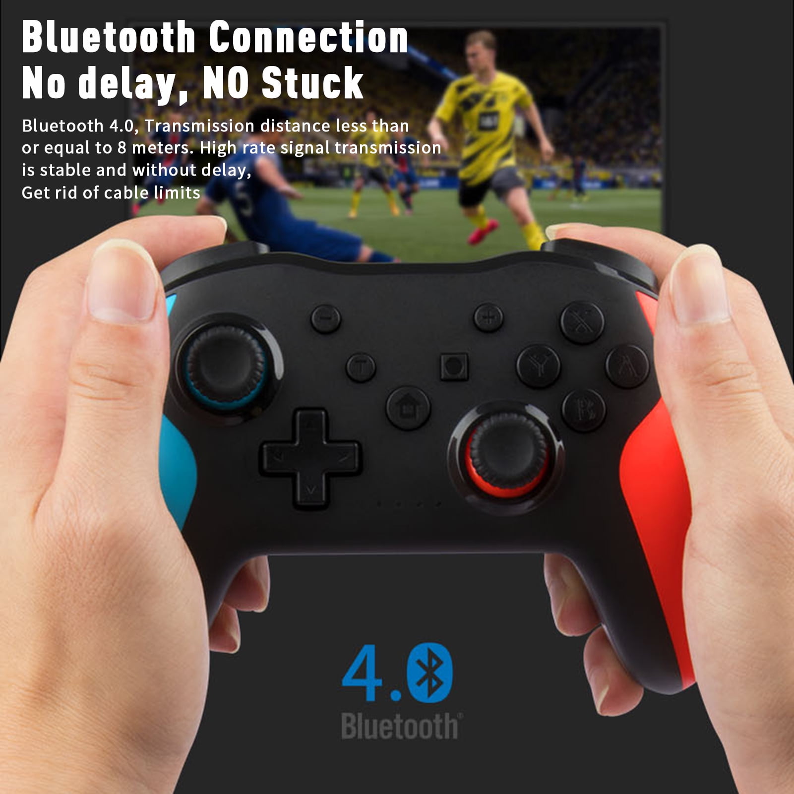 Control Pro Turbo Nintendo Switch Inalámbrico Bluetooth PC Celular - R – DA  Gamers Store