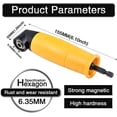 thumbnail image 2 of Right Angle Drill, 90 Degree Right Angle Driver Angle Extension Drill Electric Screwdriver Hex Socket Screwdriver Holder Adapter, 2 of 5