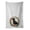 Bearded Collie 2088, variant on Japanese Spitz and Flowers Kitchen Towel Set of 2 White Dish Towels 19 in x 28 in
