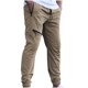 thumbnail image 2 of Pantalones largos para hombre, casuales, a la moda, con cremallera y bolsillos, pantalones cargo con cordón elástico en la cintura, pantalones largos de rayón para hombre., 2 of 3