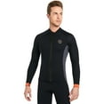 thumbnail image 5 of fankhu Men 3mm Neoprene Jacket Top Scuba Diving Wet Suit (XXL), 5 of 9