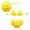 Yellow, variant on Gerichy Toddler Girl Swimsuit,Girls Bathing Suit Girls' Two Piece Split Swimsuit With Floral Hanging Neck Triangle Bag Children's Bikini Swimsuit