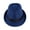 Blue, variant on NOKIO Unisex Classic 20s Trilby Fedora Hat with Band Casual Jazz Cap Manhattan Wide Brim Fedora Hats for Women and Men Classic Felt Panama Hat Men's Two Tone Dress Hat with Belt Buckle