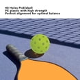 thumbnail image 4 of JUEGO DE PELOTA DE PECHELEBLO, 12 Piezas 74 Mm 40 Hoyos Pickleballs Al Aire PE High Elasticidad Pickleball Ballas De Pickle De Alto Equilibro Para Todas Las Paletas De, 4 of 7