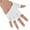 White, variant on Women Ladies Fashion Half Finger Faux Leather Short-Figures Gloves Half Palm