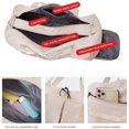 thumbnail image 3 of Bolsa de gimnasio deportiva con bolsa para zapatos, bolsa mojada, bolsa de lona, bolsa de viaje impermeable para mujeres, hombres, verde militar, 29L, 3 of 7