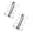 Silver_6, variant on Commercial Grade Double Swing Door Hinge Tarnish Stainless Steel Supports Regular Use With Peaceful Function