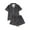 C-Black239, variant on DHFJKG Womens Pajama Sets Short Sleeve Shirt Shorts Set Soft Comfy Sleepwear With Plaid Print Button Down Collared 2 Piece Leisure Home Clothes