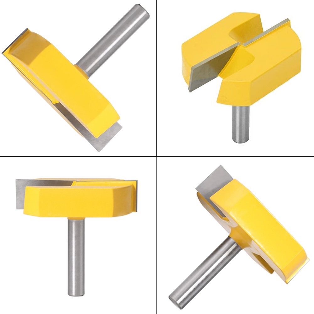 POINTERTECK Shank Router Bit 8x57mm Bottom Cleaning Router