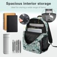thumbnail image 4 of KUIFORTI Fish Camouflage Print Large Capacity Kids Backpack Boys School Bag with Front Pockets Multiple Organizer Pockets for Elementary Primary Middle Back to School Gifts, 4 of 7