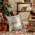 thumbnail image 4 of Comfortable Velvet Seat Cushion with Backrest for Office and Classroom Chairs 40x80cm, 4 of 7