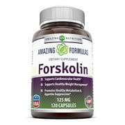 Amazing Formulas Forskolin Extract (Standerdized to 10%) 125 Mg 120 Capsules