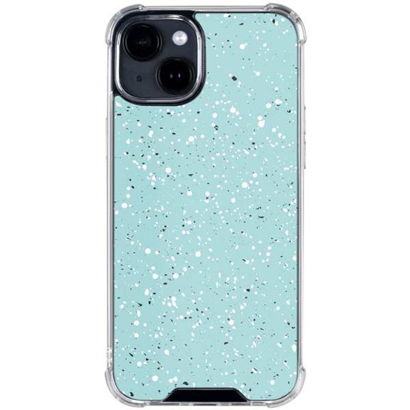 Skinit Mint Speckled iPhone 14 Plus Clear Case