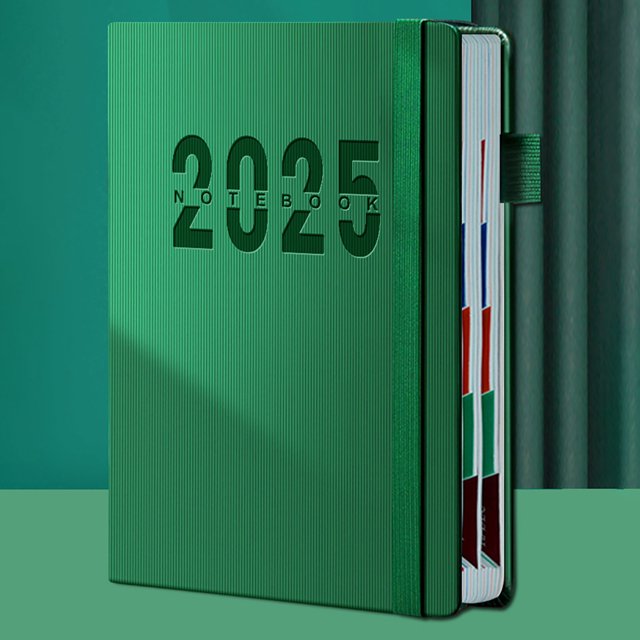DPTALR Weekly Planner Notebook Hardcover Calendar Planner With Monthly Tab 80gsm Thick Paper Daily Planner 365-day Office Plan