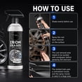 thumbnail image 3 of Iron Eraser Rust Remover Spray, Iron Powder Remover Spray for Car Wheels and Paint Fast Acting Rust and Brake Dust Remover, Professional Automotive Surface Cleaning, 3 of 6